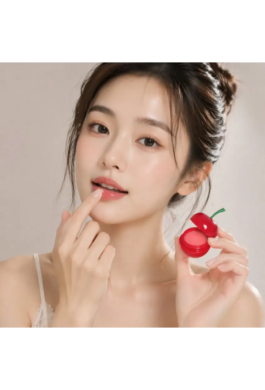 PRETTYSKIN Peach Lip Balm  & Cherry Lip Balm 9g