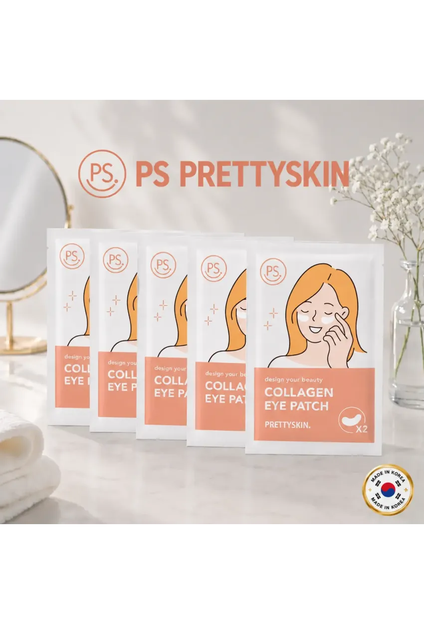 PS PRETTYSKIN Collagen Eye Patch  | Kolajen Göz Altı Maskesi 5li Set