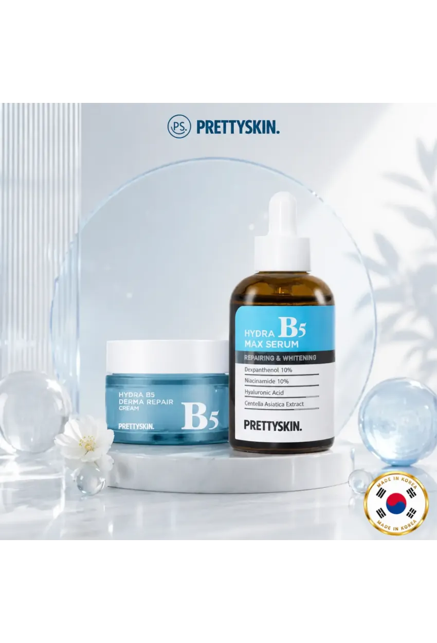 PS PRETTYSKIN Hydra B5 Derma Repair Cream & Hydra B5 Max Serum