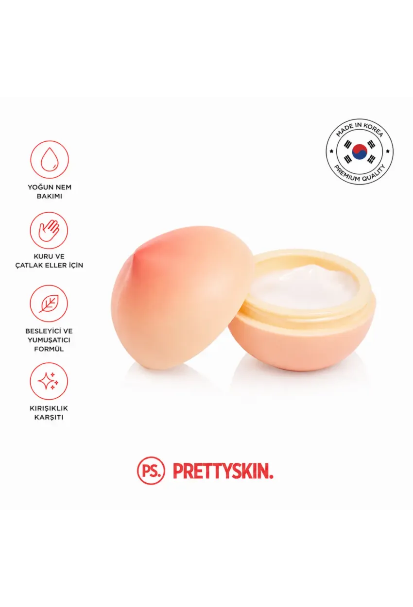 PS PRETTYSKIN Peach Hand Cream 35gr | Nemlendirici Şeftali Özlü El Kremi
