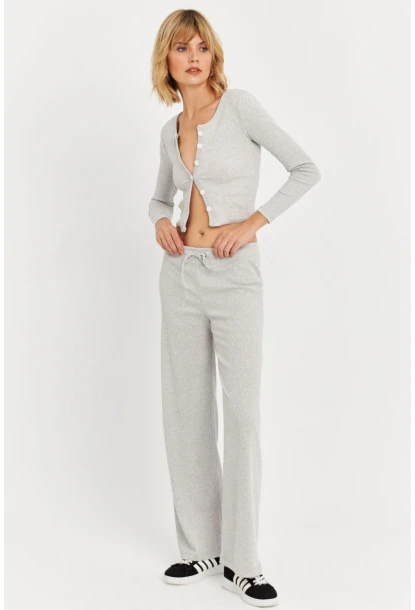 Kadın Gri Palazzo Eşofman Altı ALB6011