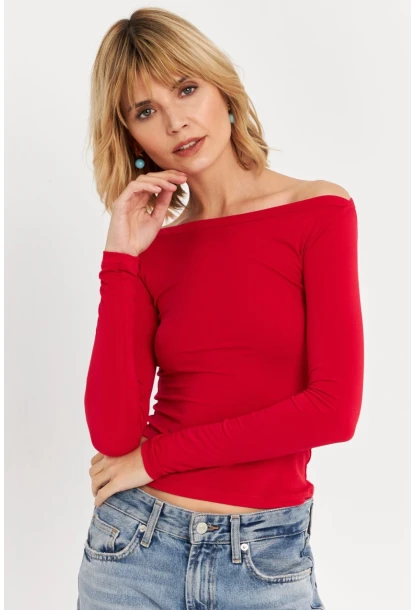 Kadın Kırmızı Bluz HOR13