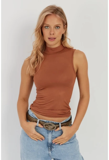 Kadın Badem Kolsuz Bluz LPP1260