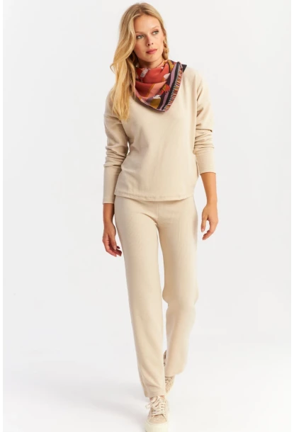 Kadın Bej Alt Üst Takım YLE19