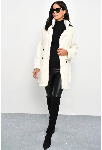 Kadın Ekru Peluş Kaban DA32