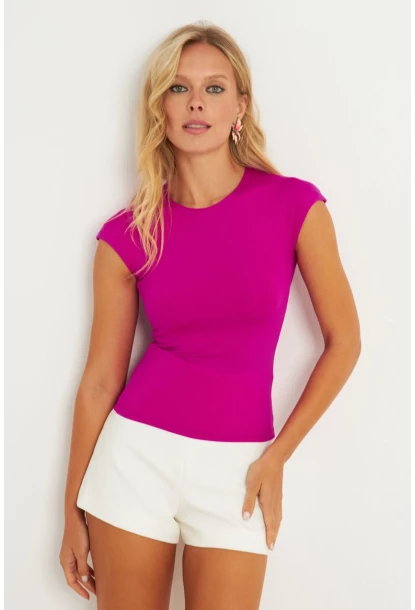 Kadın Fuşya Bluz LPP1281