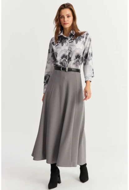 Kadın Gri Çan Etek MLON3005
