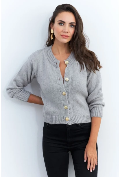 Kadın Gri Hırka YV285