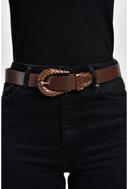 Kadın Kahverengi Kemer BE339