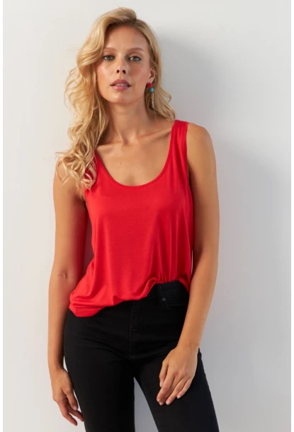 Kadın Kırmızı Bluz AYD372