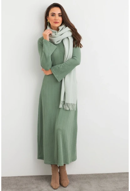 Kadın Mint Basic Maxi Elbise MTF30