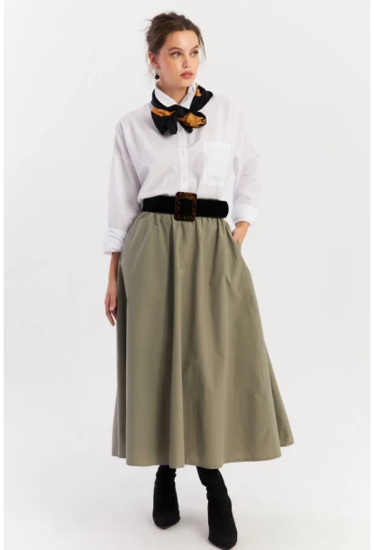 Kadın Mint Çan Etek ELA3951