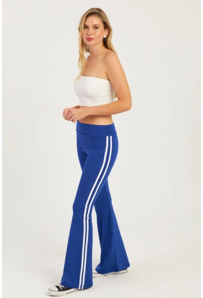 Kadın Saks İspanyol Paça Eşofman Altı SF2542