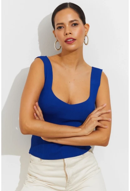 Kadın Saks Triko Atlet YV117