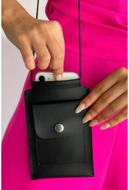 Kadın Siyah Askılı Çanta BE644