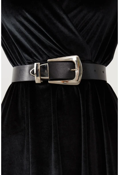 Kadın Siyah Kemer BE450