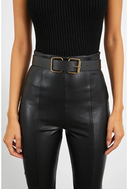 Kadın Siyah Kemer BE595