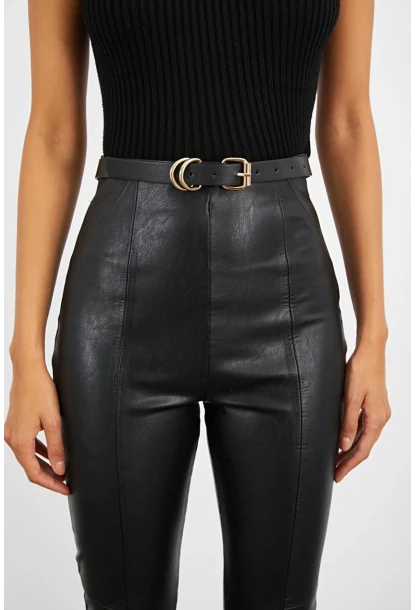 Kadın Siyah Kemer BE597