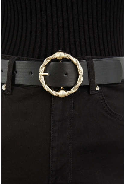 Kadın Siyah Kemer BE601