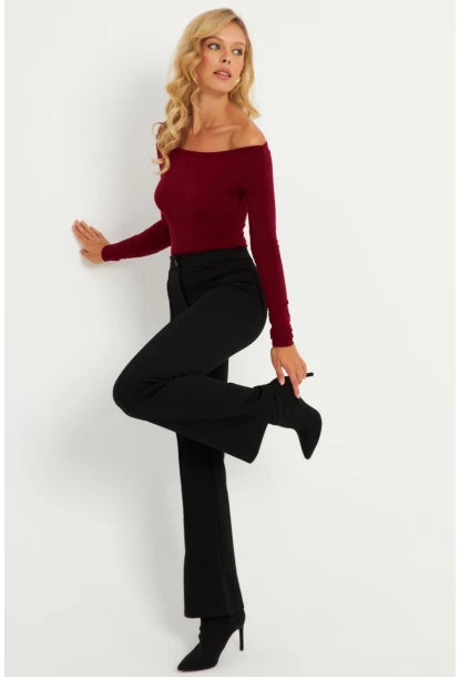 Kadın Siyah Pantolon ELT3262