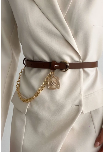 Kadın Taba Köstek Detaylı Kemer BE666