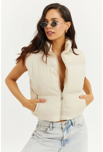 Kadın Vanilya Şişme Yelek DAF4910