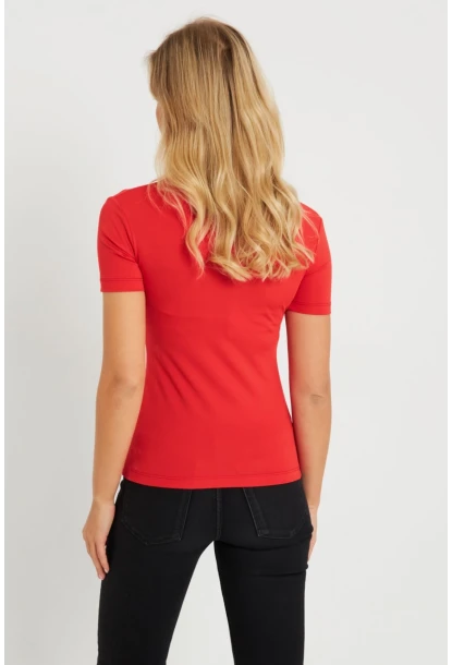 Kadın Aksesuarlı Bluz Kırmızı EY2734