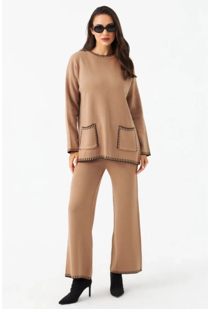 Kadın Camel Alt Üst Takım MMK61