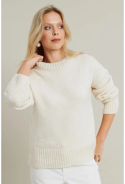 Kadın Ekru Salaş Kazak MYV104