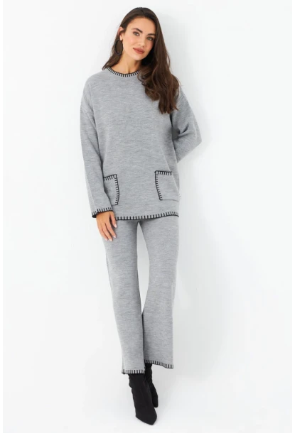 Kadın Gri Alt Üst Takım MMK61