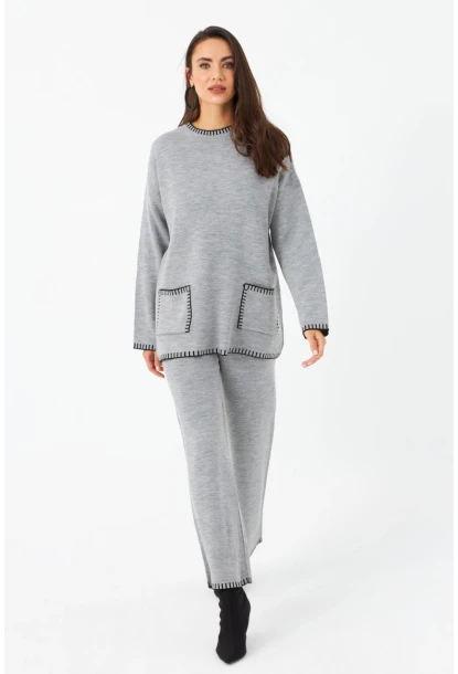 Kadın Gri Alt Üst Takım MMK61