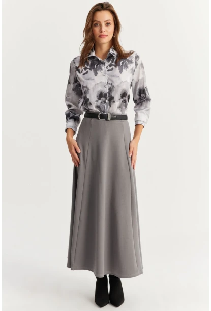 Kadın Gri Çan Etek MLON3005