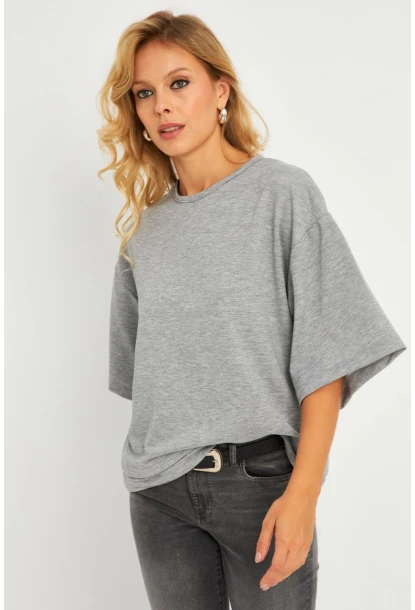 Kadın Gri Sweatshirt MEY2911