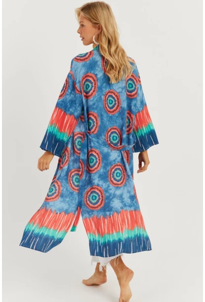 Kadın Multi Desenli Kimono GÇ155