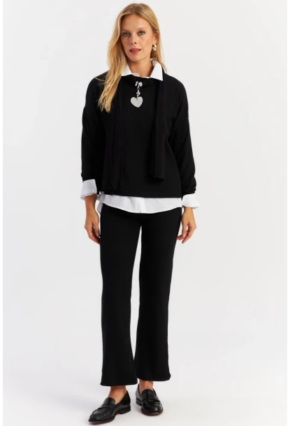 Kadın Siyah Alt Üst Takım YLE19