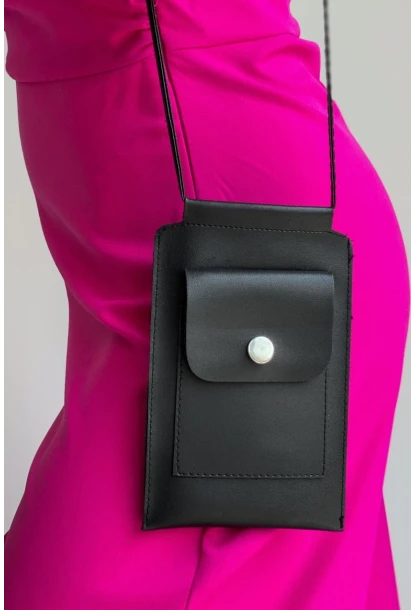 Kadın Siyah Askılı Çanta BE644