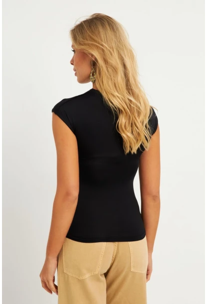 Kadın Siyah Bluz LPP1281