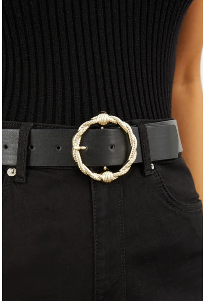 Kadın Siyah Kemer BE601