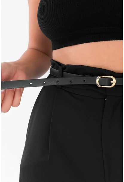 Kadın Siyah Kemer BE662