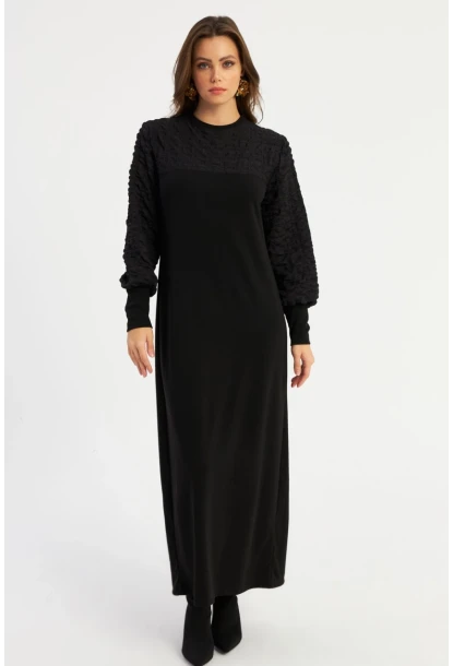 Kadın Siyah Maxi Elbise MBK57