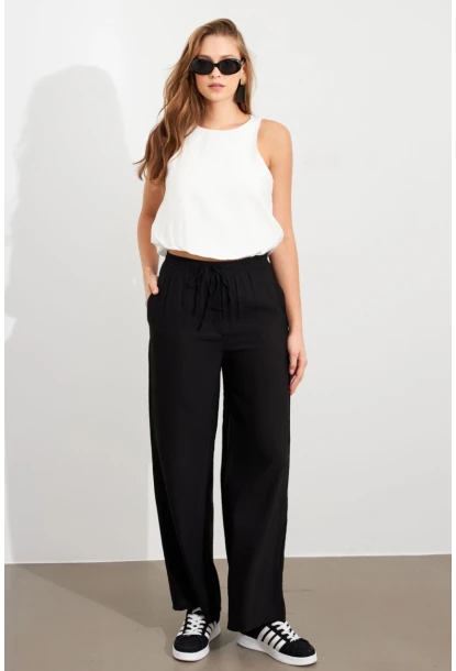 Kadın Siyah Pantolon MPC304