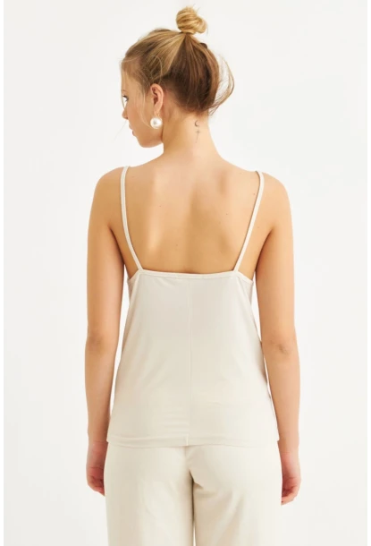 Kadın Taş Tül Şeritli Atlet LPP1024