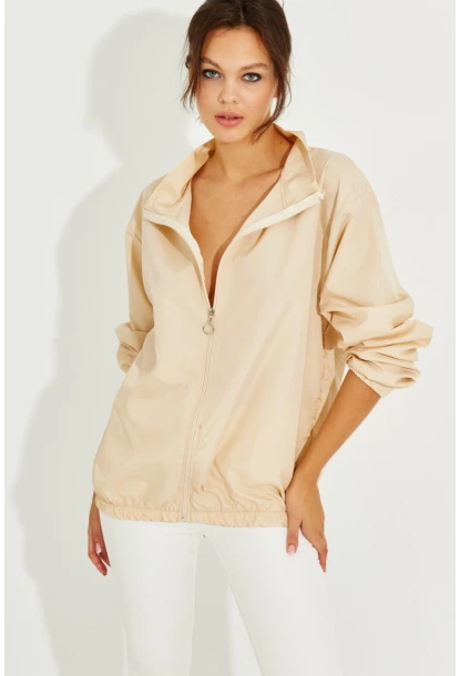 Kadın Vanilya Mevsimlik İnce Yağmurluk MEN2005