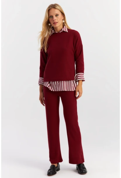 Kadın Bordo Alt Üst Takım YLE19