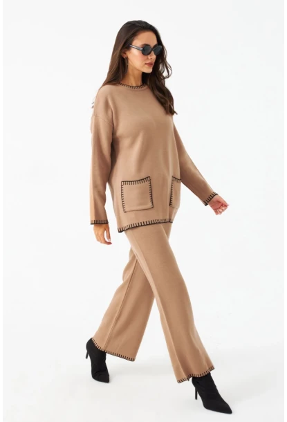 Kadın Camel Alt Üst Takım MMK61
