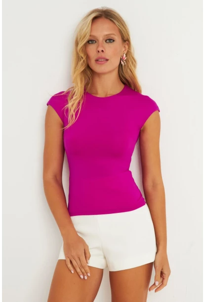 Kadın Fuşya Bluz LPP1281