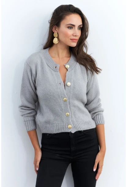 Kadın Gri Hırka YV285