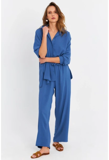 Kadın İndigo Basic Alt-Üst Pantolon Takım MRU6931