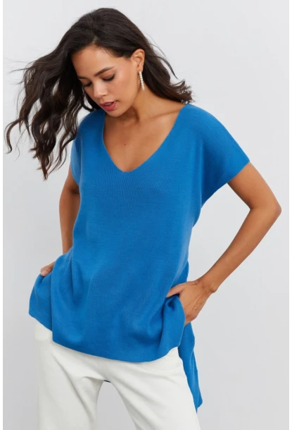 Kadın İndigo Süveter YV101