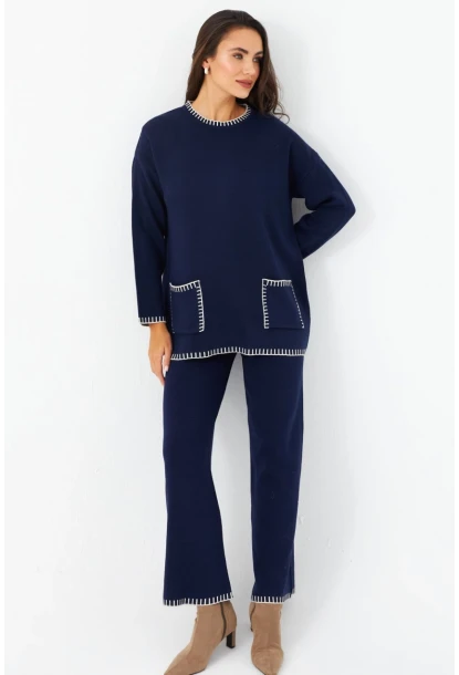 Kadın Lacivert Alt Üst Takım MMK61